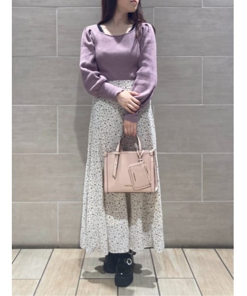 SAMANTHAVEGA(サマンサベガ)の「シンプル横型トートバッグ(ハンドバッグ・レディース・ピンク・FREE)」の9枚目の写真