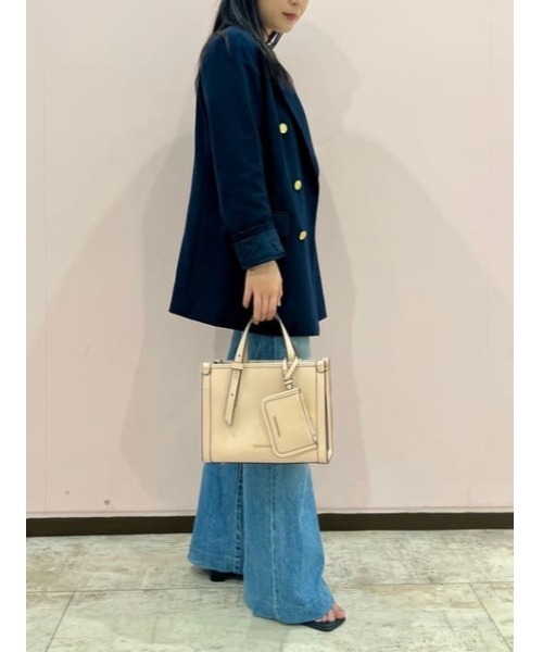 SAMANTHAVEGA(サマンサベガ)の「シンプル横型トートバッグ(ハンドバッグ・レディース・ピンク・FREE)」の11枚目の写真