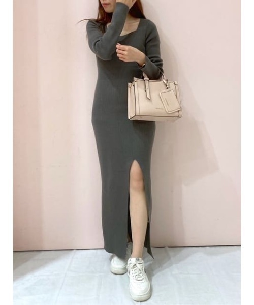 SAMANTHAVEGA(サマンサベガ)の「シンプル横型トートバッグ(ハンドバッグ・レディース・ピンク・FREE)」の10枚目の写真