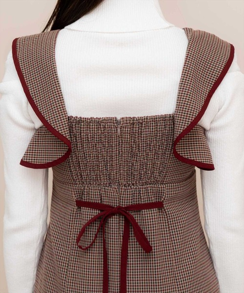 WILLSELECTION（ウィルセレクション）の「パイピングフリルマーメイドジャンスカ（ジャンパースカート・レディース・ブラウン系その他/グレー/ボルドー・FREE）」の21枚目の写真