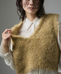SALON adam et rope'（サロン アダム エ ロペ）の「マットメタルシャギーベスト（ベスト）」