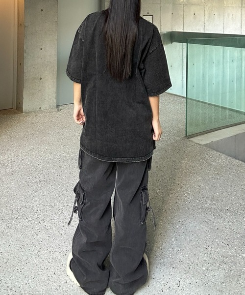 ベルトデザインカーゴパンツ（デニムパンツ）｜KsG