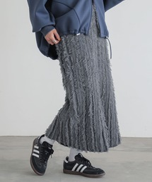 n'OrLABEL | 『フリンジニットナロースカート』(スカート)