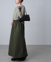 タックインコンビワンピース