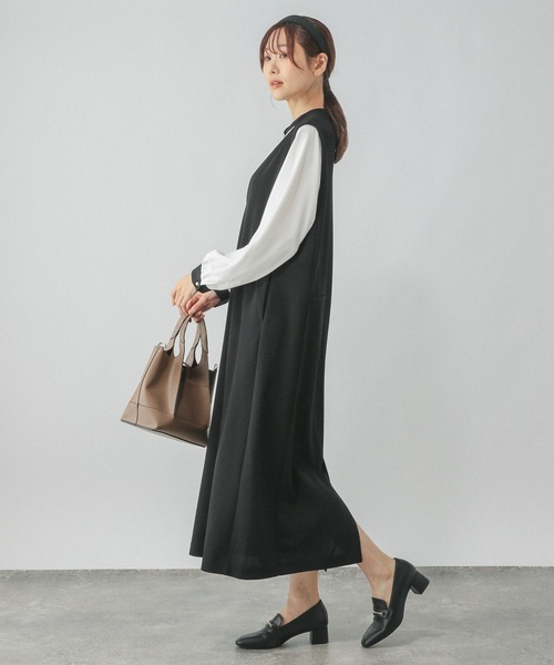 GLOBAL WORK（グローバルワーク）の「スゴラクストレッチVネック