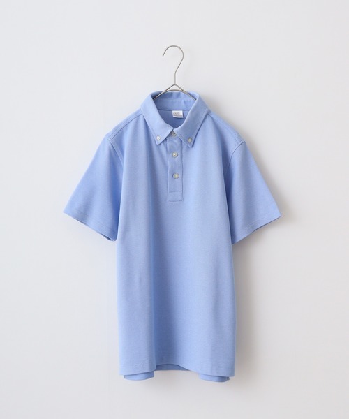 CROSS & STITCH(クロスステッチ)の「CROSS & STITCH| ビズスタイルBDポロシャツ(Tシャツ/カットソー・メンズ・ブラック/ホワイト/ピンク/サックスブルー/チャコールグレー/ネイビー・S/L/XL/M/XXL)」の8枚目の写真