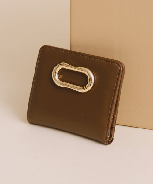 Kastane（カスタネ）の「【Kolors like you/WEB限定】oval parts multi case（財布・レディース・ブラウン/ブラック/アイボリー・FREE）」の3枚目の写真