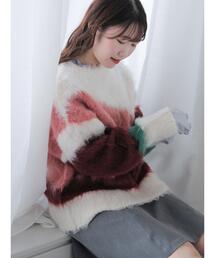 ehka sopo | ニュアンス柄ニット(ニット/セーター)