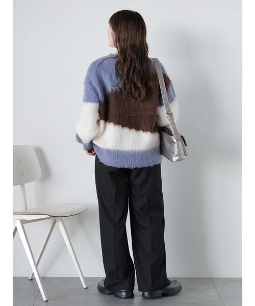 ehka sopo（エヘカソポ）の「ニュアンス柄ニット（ニット/セーター・レディース・モカ/グレー/オフホワイト/ブルー・F）」の10枚目の写真