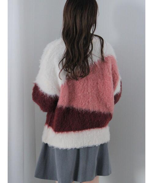 ehka sopo（エヘカソポ）の「ニュアンス柄ニット（ニット/セーター・レディース・モカ/グレー/オフホワイト/ブルー・F）」の21枚目の写真