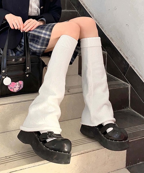アパルトモン☆レッグウォーマー☆ セール】[2025 MOSOX NEW COLLECTION]ニットレッグウォーマー