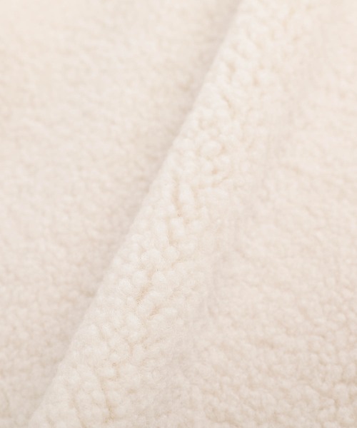 URBAN CHERRY（アーバンチェリー）の「ノーカラーボアジャケット（ブルゾン・キッズ・ホワイト・110cm/120cm/130cm）」の17枚目の写真