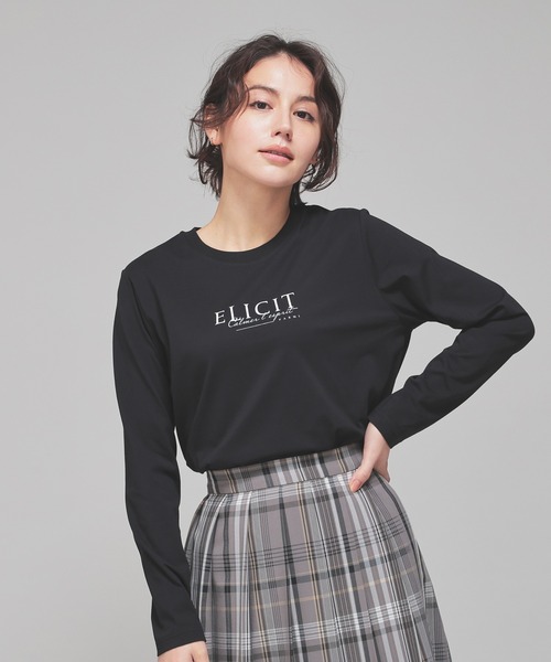 GLACIER lusso(グラシアルッソ)の「ロゴプリントTシャツ(Tシャツ/カットソー・レディース・ホワイト×グリーン/ブラック/ブルー/ホワイト・L/LL/M/S)」の3枚目の写真