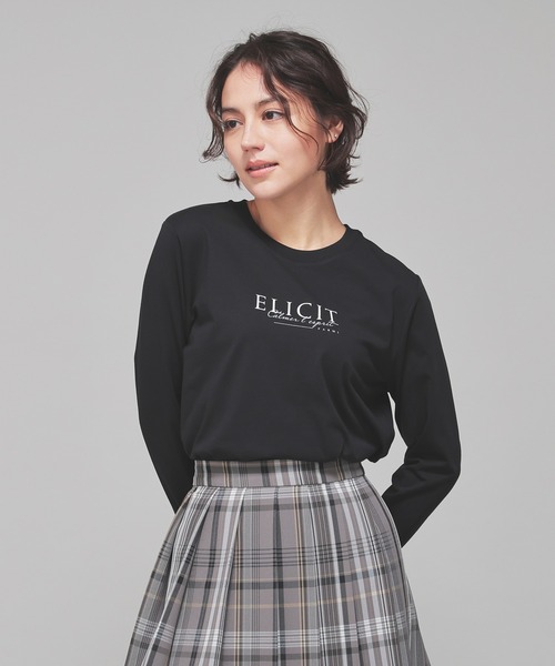 GLACIER lusso(グラシアルッソ)の「ロゴプリントTシャツ(Tシャツ/カットソー・レディース・ホワイト×グリーン/ブラック/ブルー/ホワイト・L/LL/M/S)」の9枚目の写真