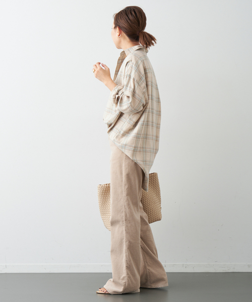 Frank&Eileen(フランクアンドアイリーン)の「【FRANK&EILEEN /フランクアンドアイリーン】 SHIRLEY SHIRT(シャツ/ブラウス・レディース・ベージュ・FREE)」の6枚目の写真