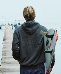 Quiksilver | TYPEFACE SWEAT PK /クイックシルバーバックプリントプルオーバーパーカー(スウェット)