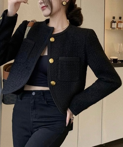 ノーカラージャケット レディース（ノーカラージャケット）｜THISIS（ディスイズ）