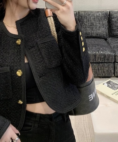 ノーカラージャケット レディース（ノーカラージャケット）｜THISIS（ディスイズ）