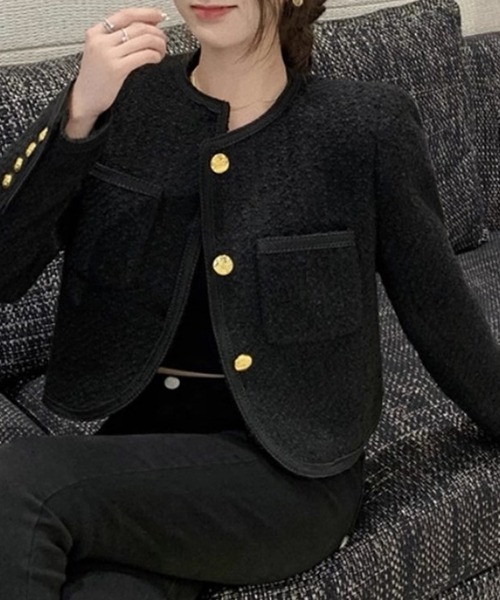 ノーカラージャケット レディース（ノーカラージャケット）｜THISIS（ディスイズ）