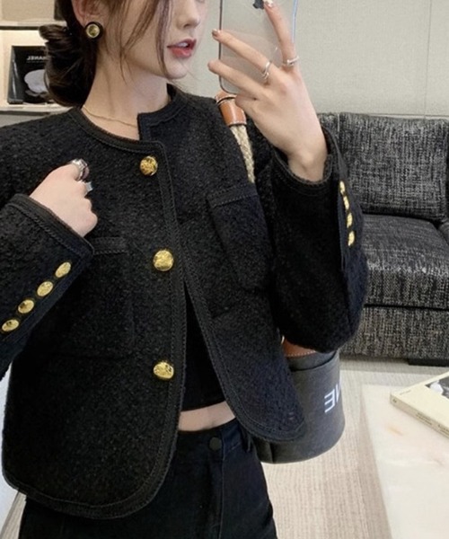 ノーカラージャケット レディース（ノーカラージャケット）｜THISIS（ディスイズ）