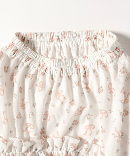 CAROLINA GLASER（カロリナ グレイサー）の「フラワーリボン スカート（スカート・レディース・ピンク/サックスブルー・MEDIUM/SMALL）」の15枚目の写真