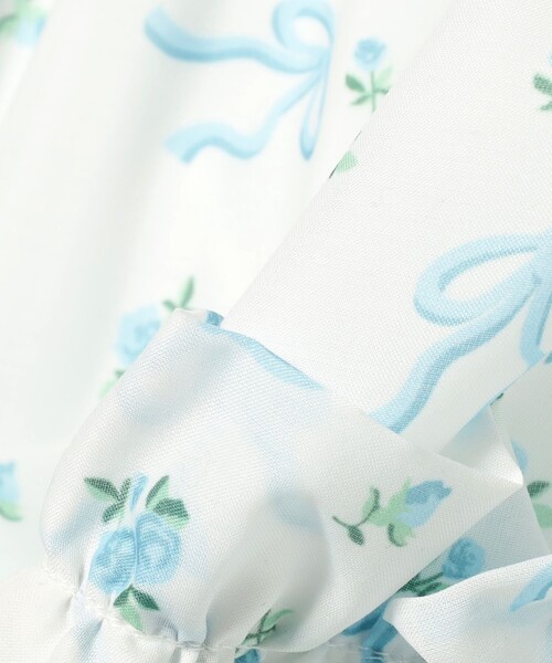 CAROLINA GLASER（カロリナ グレイサー）の「フラワーリボン スカート（スカート・レディース・ピンク/サックスブルー・MEDIUM/SMALL）」の9枚目の写真