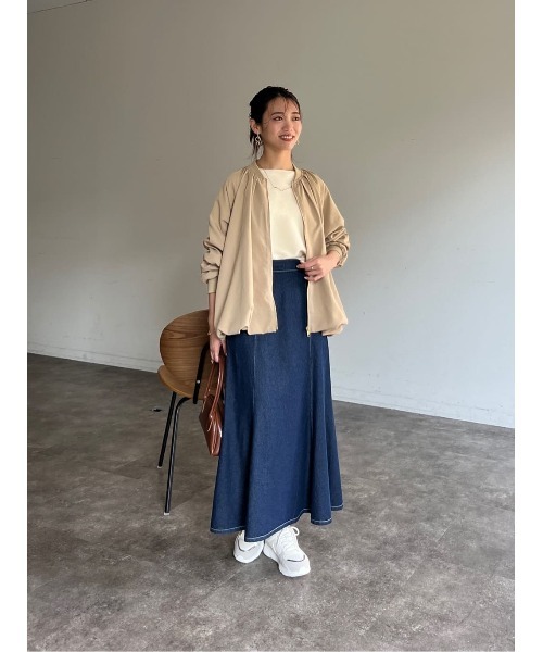 Chez toi(シェトワ)の「横リブドルマンプルオーバー(ニット/セーター・レディース・ブラック/ピンク/ブルー/アイボリー・FREE)」の5枚目の写真