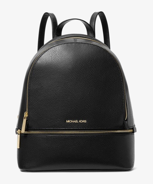 セール】RHEA ZIP ぺブル レザー バックパック ミディアム（バック