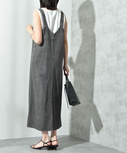 INTERPLANET(インタープラネット)の「ベルトデニムジャンスカ(ワンピース・レディース・ブルー/ブラック・FREE)」の13枚目の写真