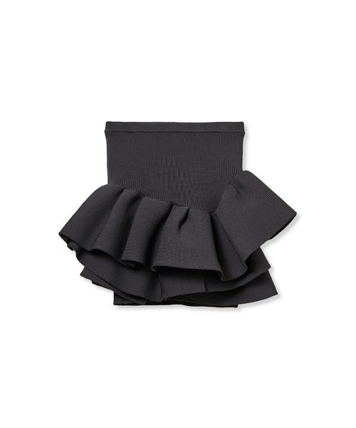 styling/（スタイリング）の「ラッフルニットベアトップ（ニット/セーター・レディース・ブラック/レッド/ベージュ/ブラウン/チャコールグレー/カーキ・FREE/F）」の18枚目の写真