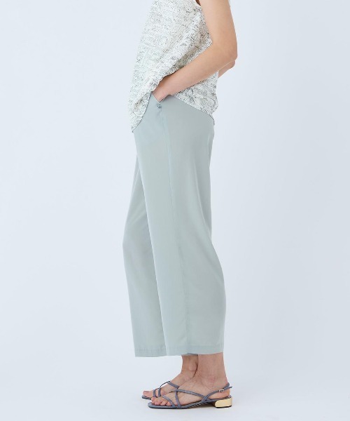 STUDIO PICONE（スタジオピッコーネ）の「冷感速乾ソフトワイドパンツ（その他パンツ・レディース・ライトグリーン/キャメル/ネイビー・LL/L/M）」の15枚目の写真