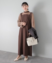 CRAFT STANDARD BOUTIQUE | シアー切替えワンピース　◆(ワンピース)