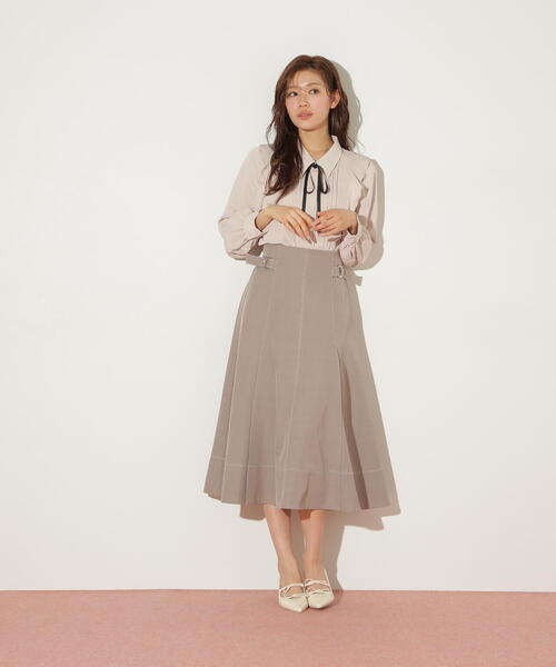 JILL by JILL STUART（ジルバイジルスチュアート）の「リボン付きピンタックブラウス（シャツ/ブラウス・レディース・ブルー/ピンク/ホワイト系その他・FREE）」の13枚目の写真