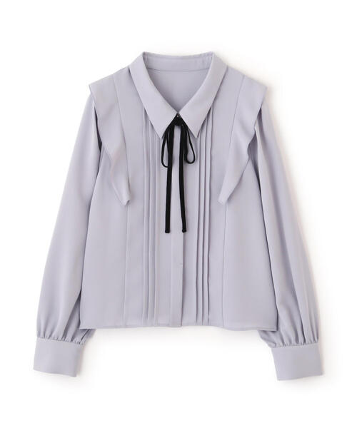 JILL by JILL STUART（ジルバイジルスチュアート）の「リボン付きピンタックブラウス（シャツ/ブラウス・レディース・ブルー/ピンク/ホワイト系その他・FREE）」の16枚目の写真