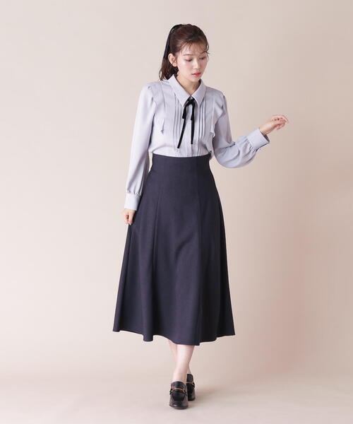 JILL by JILL STUART（ジルバイジルスチュアート）の「リボン付きピンタックブラウス（シャツ/ブラウス・レディース・ブルー/ピンク/ホワイト系その他・FREE）」の21枚目の写真