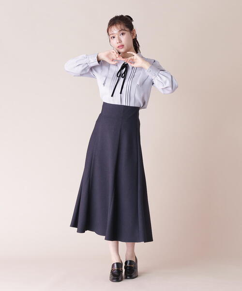 JILL by JILL STUART（ジルバイジルスチュアート）の「リボン付きピンタックブラウス（シャツ/ブラウス・レディース・ブルー/ピンク/ホワイト系その他・FREE）」の22枚目の写真