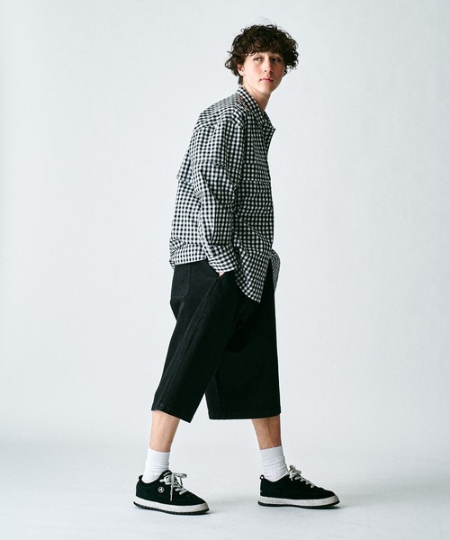 417 EDIFICE（フォーワンセブンエディフィス）の「【ZOZO限定】デタッチャブル ハンティングシャツ（シャツ/ブラウス・メンズ・グリーン/ブラック/オレンジ系その他/ブルー系その他/ブラック×ホワイト・S/M/L/XL）」の15枚目の写真