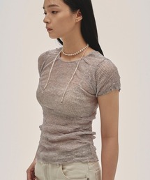 TODAYFUL(gDfCt)2way Sheer Knittops(TVc/Jbg\[)