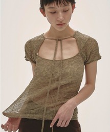 TODAYFUL(gDfCt)2way Sheer Knittops(TVc/Jbg\[)
