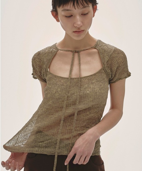 トップス todayful 2set Sheer Knit TODAYFUL/トゥデイフル】2set Sheer Knit/シアーニット