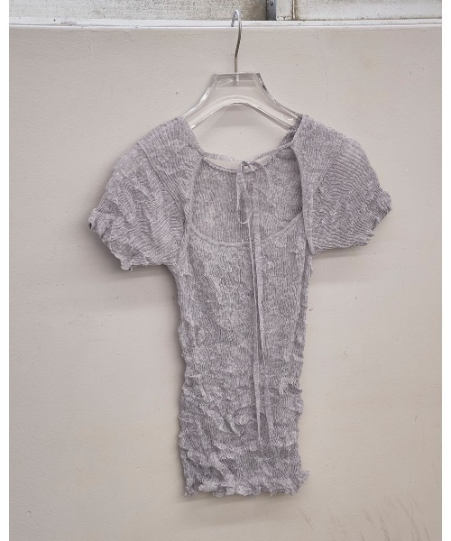 2way Sheer Knittops（Tシャツ/カットソー）｜TODAYFUL