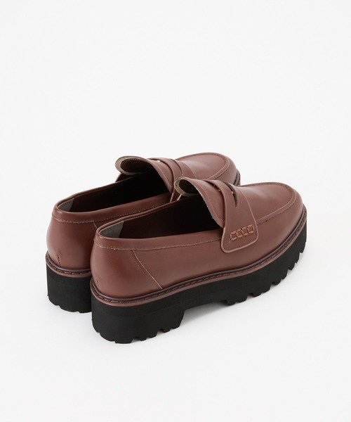 Mazell（マゼル）の「Mazell / 厚底コインローファー（ローファー・レディース・ブラウン/ブラック・36/37/38/39）」の21枚目の写真