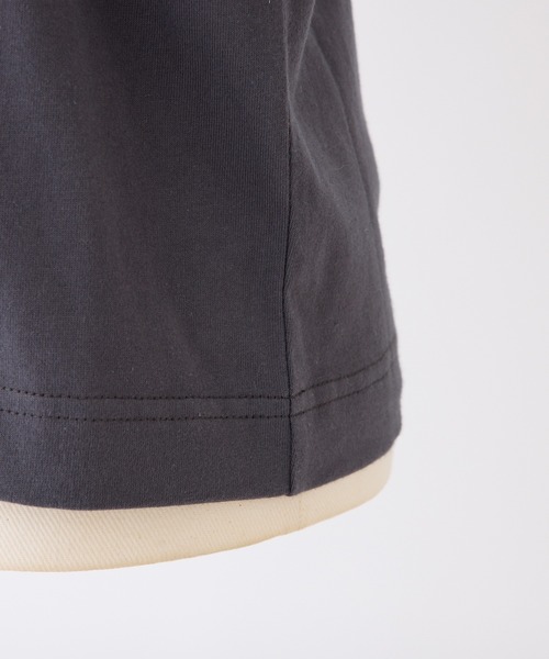 one after another NICE CLAUP（ワンアフターアナザーナイスクラップ）の「アソートTシャツ（Tシャツ/カットソー・レディース・オフホワイト/スミクロ/ホワイト系その他/サックスブルー・FREE）」の11枚目の写真