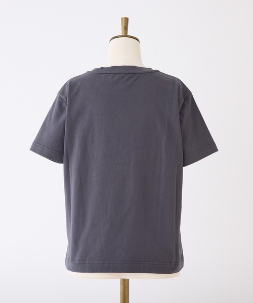 one after another NICE CLAUP（ワンアフターアナザーナイスクラップ）の「アソートTシャツ（Tシャツ/カットソー・レディース・オフホワイト/スミクロ/ホワイト系その他/サックスブルー・FREE）」の7枚目の写真