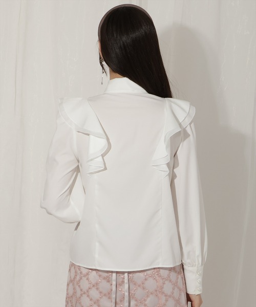 WILLSELECTION(ウィルセレクション)の「ラッフルボウタイブラウス(シャツ/ブラウス・レディース・オフホワイト/ピンク/ブルー・FREE)」の13枚目の写真