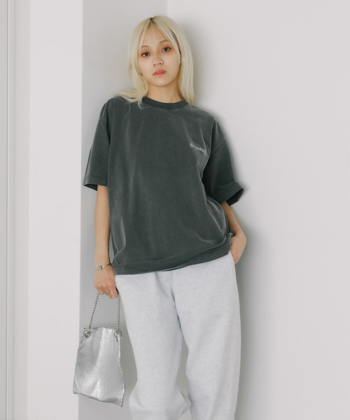 SUPPLIER（サプライヤー）の「SUPPLIER/サプライヤー Vintage Wash Melt Cross Rhinestone Tee Tシャツ（Tシャツ/カットソー・メンズ・ベージュ/ブラック・M/L/XL）」の22枚目の写真