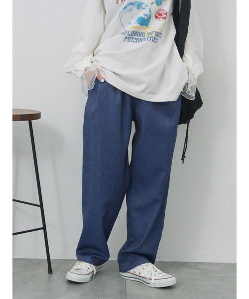 Samansa Mos2 blue（サマンサモスモスブルー）の「デニムライク