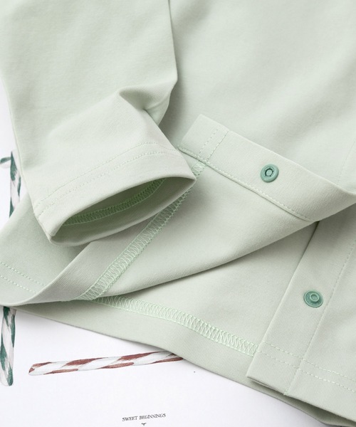 panpantutu（パンパンチュチュ）の「UVcutデコレーションカーディガン(80-100cm)（カーディガン/ボレロ・キッズ・ベビーピンク/ミント・100cm/80ｃｍ/90cm）」の5枚目の写真