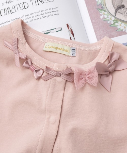 panpantutu（パンパンチュチュ）の「UVcutデコレーションカーディガン(80-100cm)（カーディガン/ボレロ・キッズ・ベビーピンク/ミント・100cm/80ｃｍ/90cm）」の8枚目の写真