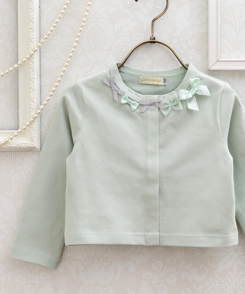 panpantutu（パンパンチュチュ）の「UVcutデコレーションカーディガン(80-100cm)（カーディガン/ボレロ・キッズ・ベビーピンク/ミント・100cm/80ｃｍ/90cm）」の15枚目の写真